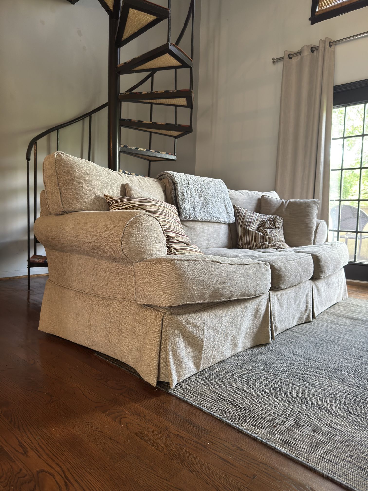 White Mid Sized Couch
