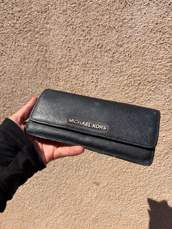 Michael Kors Black Saffiano Leather Wallet