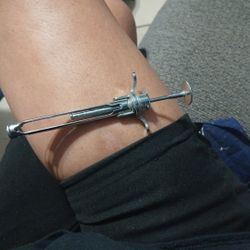 Vintage Stainless Steel Wyeth Tubex Hypodermic Syringe