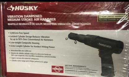 Husky vibration dampened air hammer