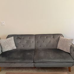 Grey Couch / futon 
