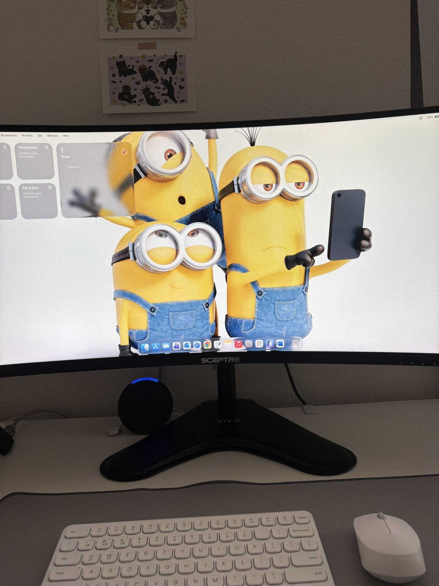 VIVO Single Monitor Desk Stand, Holds Screens up to 32 inch Regular and 38 inch Ultrawide