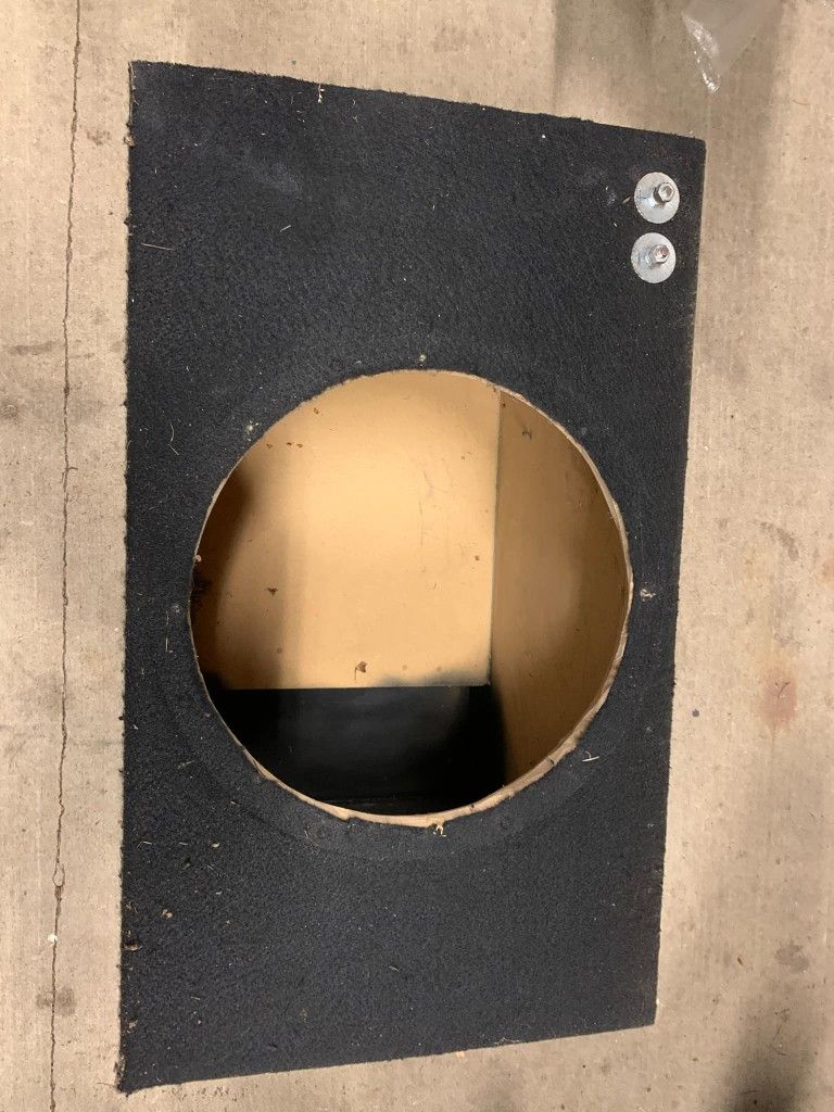 Custom made single 12” ported box