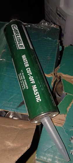 Water cutoff mastic Carlisle brand