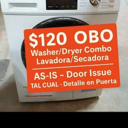 🔥 $120 OBO – BLACK+DECKER 2.7 Cu. Ft. Washer/Dryer Combo (BCW27MW) – Fixer Upper 🔥