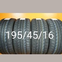 4 New Tires For Sale 195/45/16 We Service Motorcycle Tires