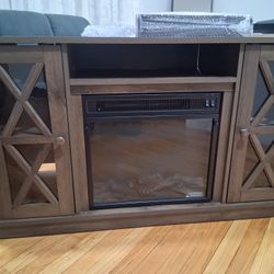 TV Stand W/ Fireplace