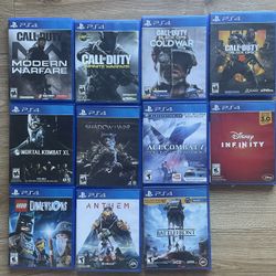 5$ PS4 Games 