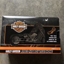 Harley Davidson Fatboy telephone new condition 