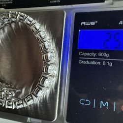 bracelet  14kt lab diamond