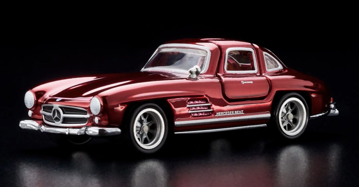 Hot Wheels® RLC™ 1955 Mercedes-Benz 300 SL - "Oxblood" $40