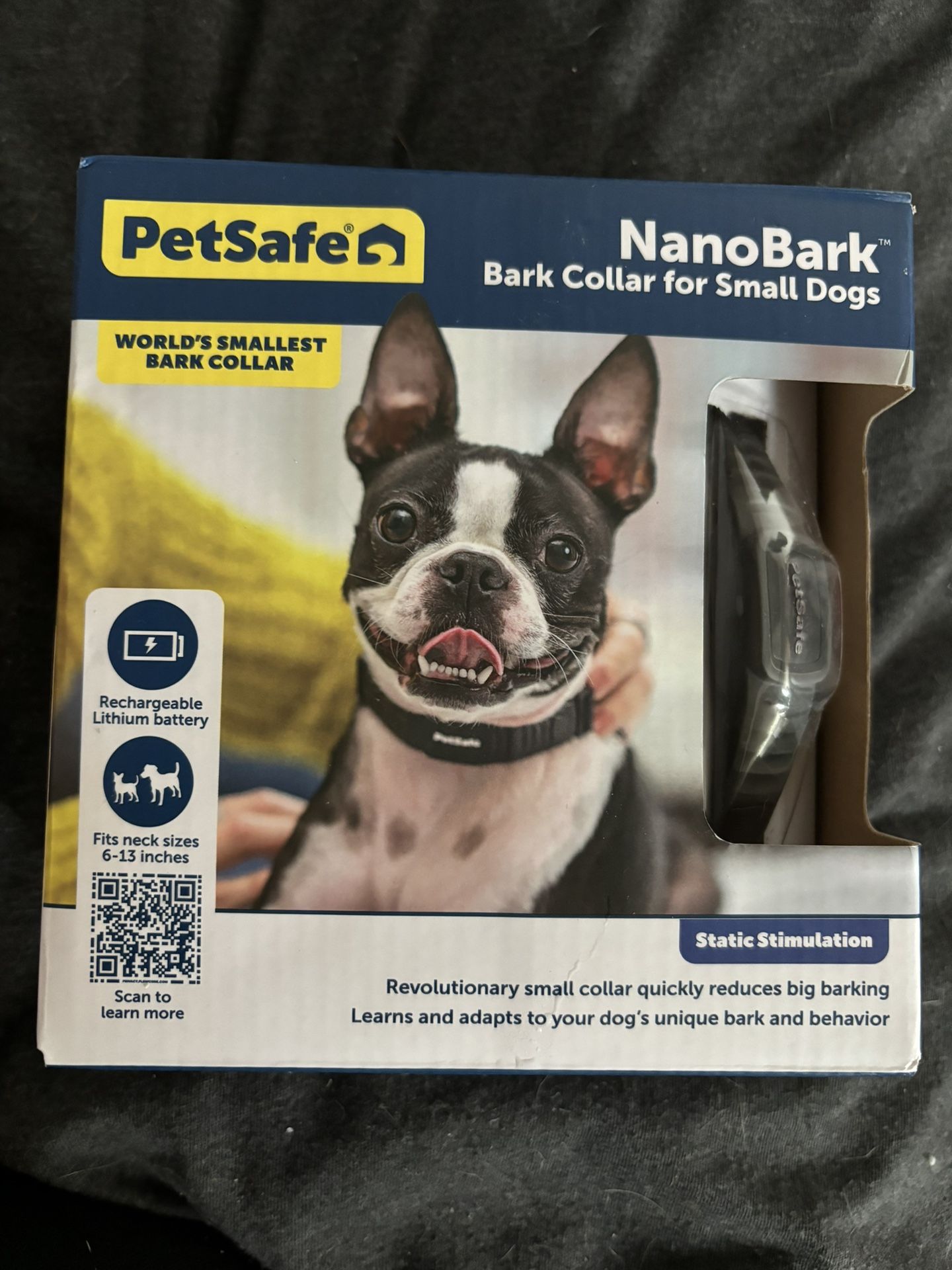 Petsafe NanoBark Bark Collar w/ Charger For Small Dogs 6-13" Neck Rechargeable