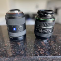 Camera lenses For Sale . Cannon And Sony !