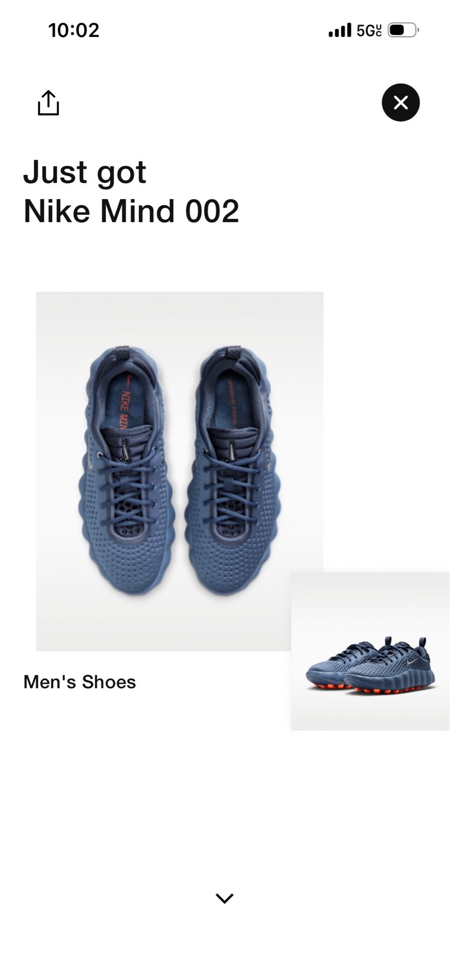 Nike Mind 002 Shoes Navy Chrome