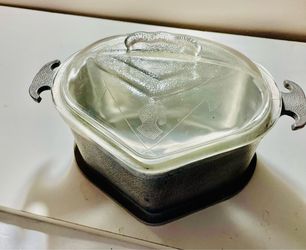 Guardian Service Ware Triangle Heart Roasting Pan Pot Glass Lid New Other Unused