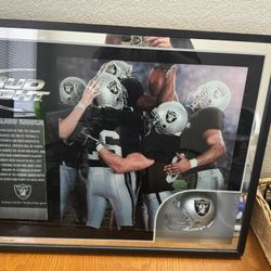 Raider Shadow Box And Collectible Mugs 