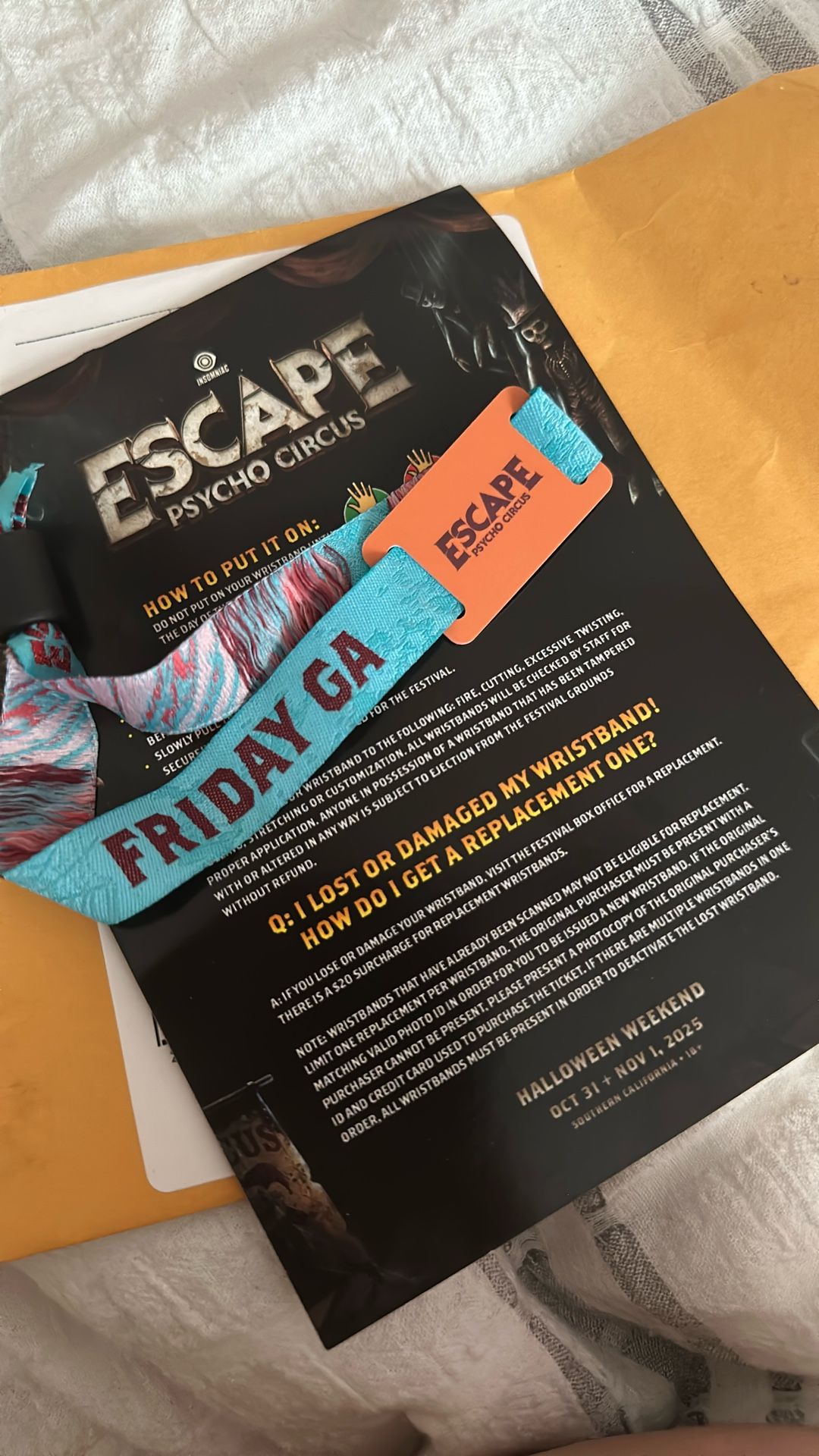 Escape One Day Ticket