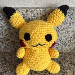 Handmade Crochet Pikachu