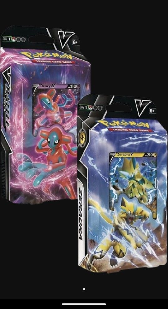 Pokemon Deoxys And Zeraora V Battle Decks