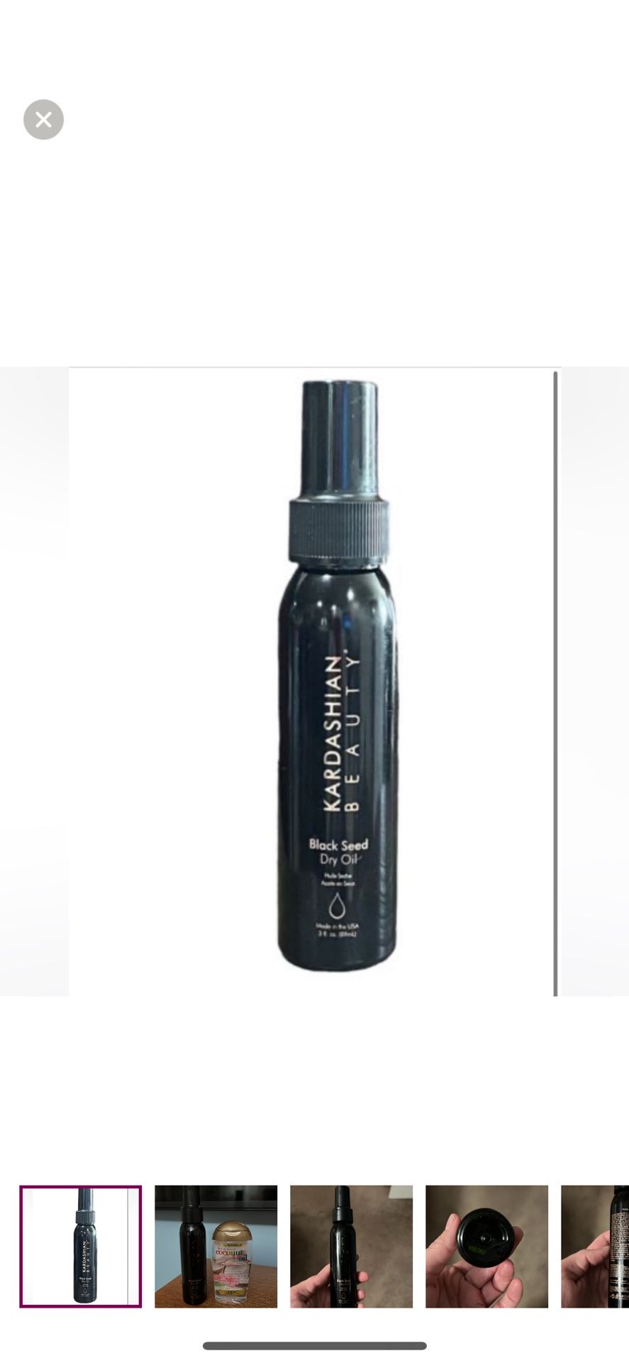 Kardashian Beauty Black seed dry oil. Discontinued HTF!!