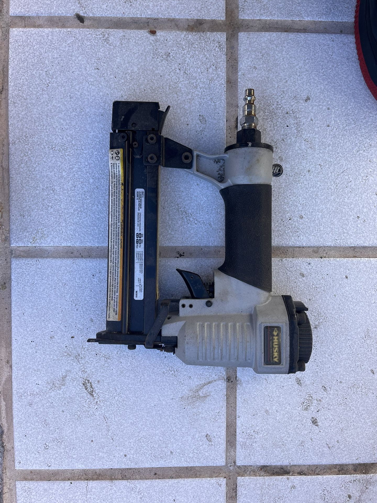 Air Tools + Husky Nailer + Router Bits Lot – ALL WORKING