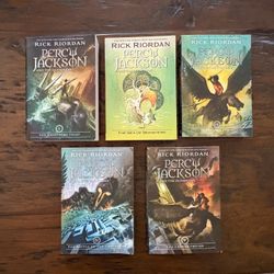 Percy Jackson & The Olympians – Paperback Set of #1-5 by Rick Riordan