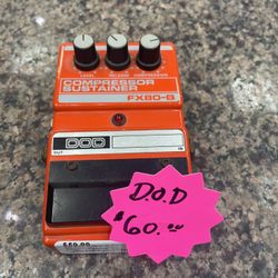 DOD  Compressor Sustainer Effects Pedal 