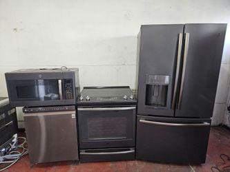 Black matte appliances