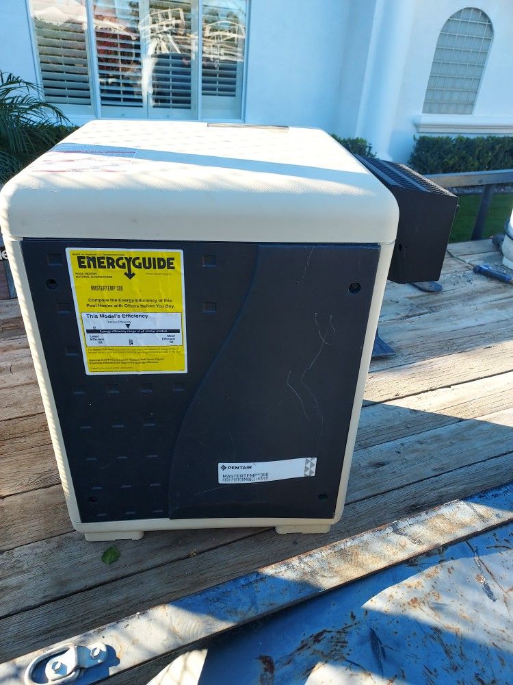 Jandy JXI 400 And Pentair Master Temp Natural Gas Pool/Spa Heater for