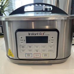 Instant Pot Aura Pro Programmable Slow Cooker MultiCooker 8qt. 11 In 1 Sous Vide