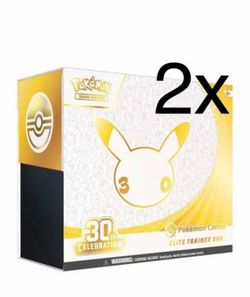 X2 Pokemon Center ETB 30th Anniversary Celebration Sealed - PRESALE Ship 9/16