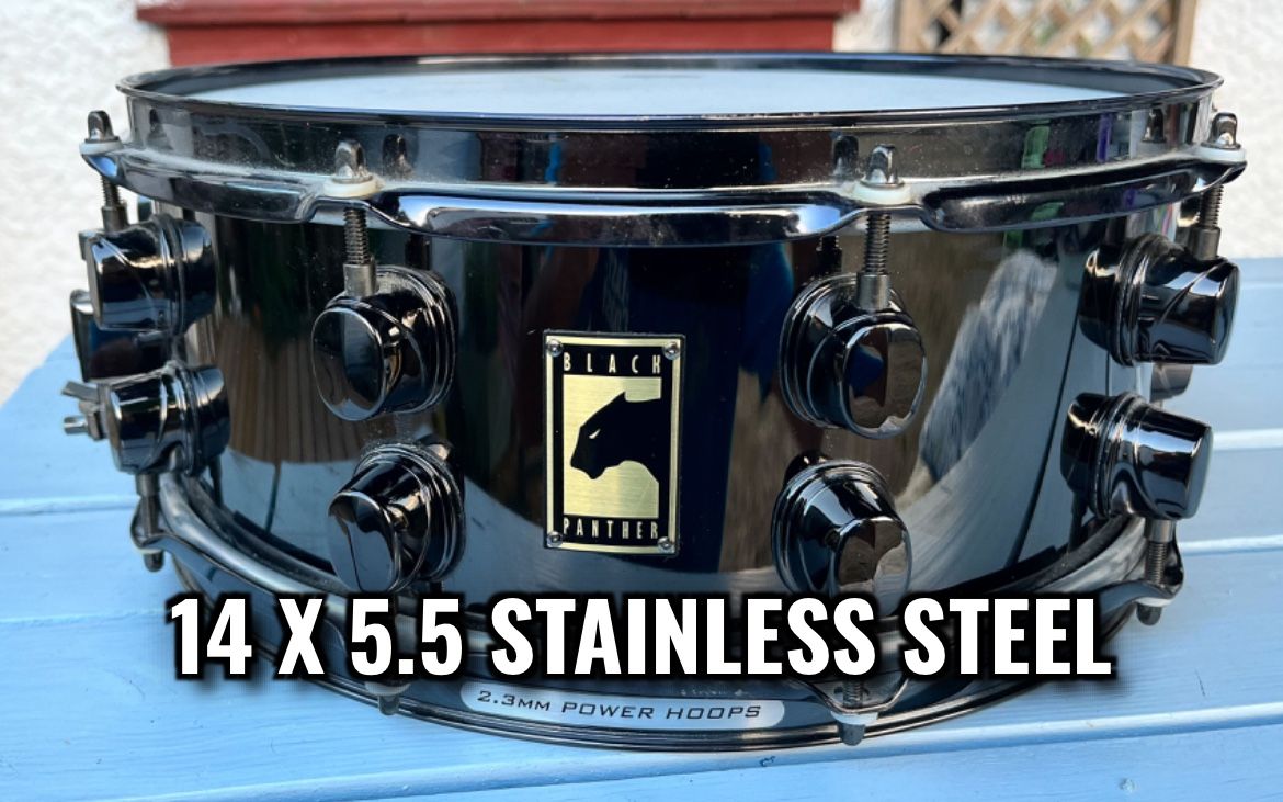 Rare Mapex Black Panther Snare Drum