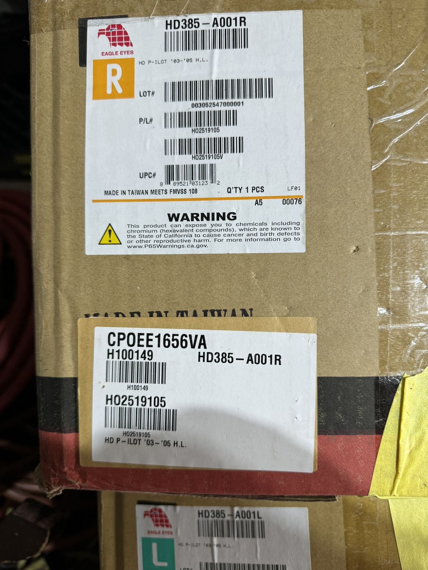 OEM. Honda Pilot Headlights