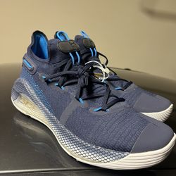 Under Armour Curry 6 Mens Size 13.5 Team Blue Basketball Shoes Steph (contact info removed)-409