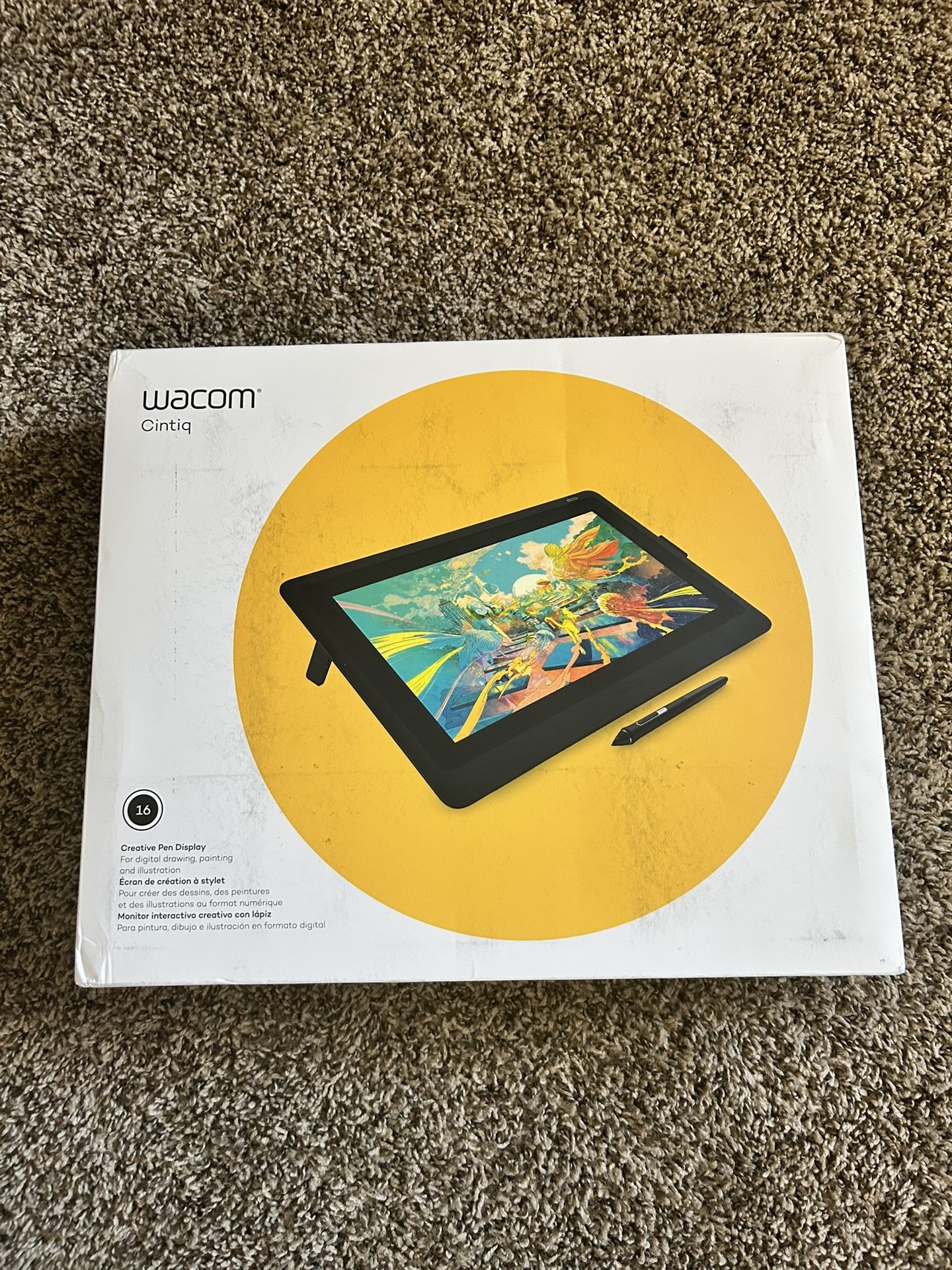 Wacom Cintiq 16 Drawing Tablet ( Box Sealed)