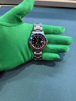 Rolex GMT master two Pepsi oyster band with box 1991