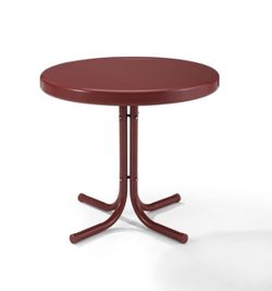 Retro Metal Outdoor Side Table