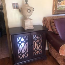 Accent Table With Decoration