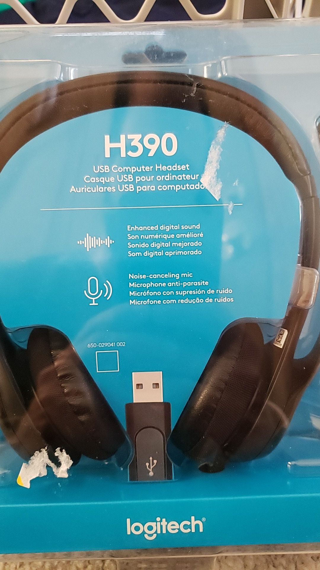 Logitech H390 headset Brand New