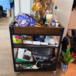 Zona Bar Cart - Mercury Row