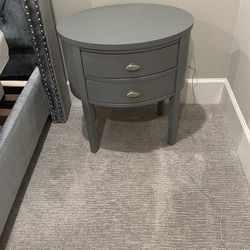 Small Grey Table/nightstand