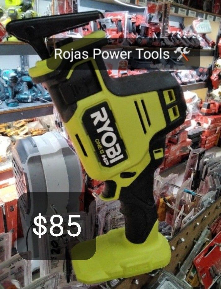 RYOBI ONE + HP 18V BRUSHLESS CORDLESS COMPACT ONE-HANDED RECIPROCATING SAW (TOOL-ONLY)