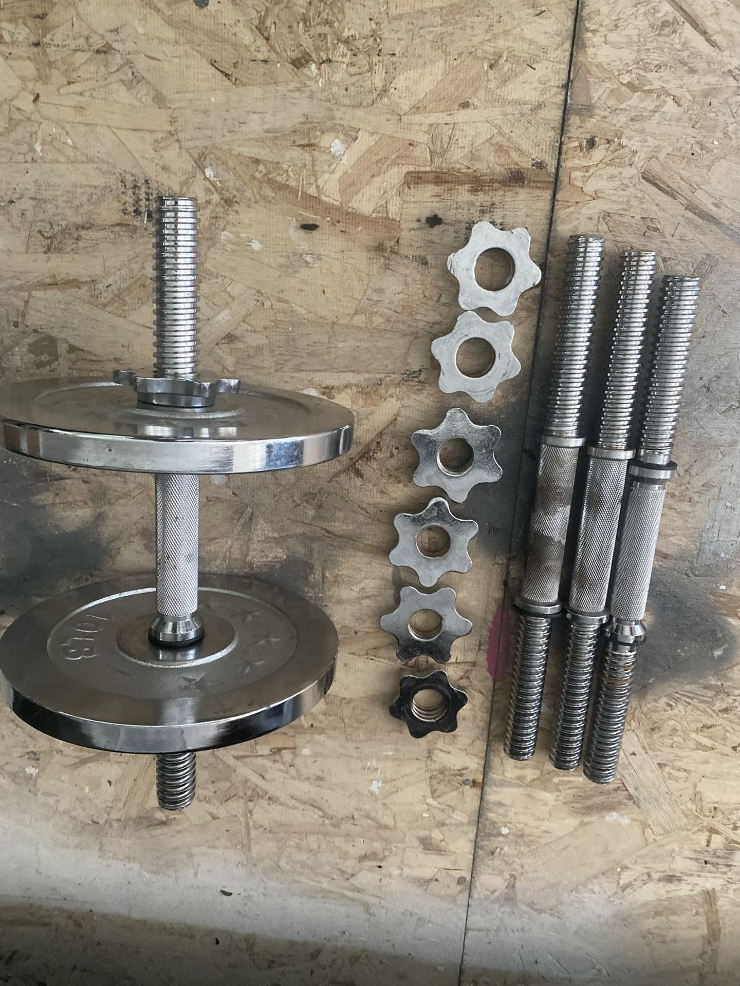 Adjustable Dumbbells and Weights - 137.5lbs Total