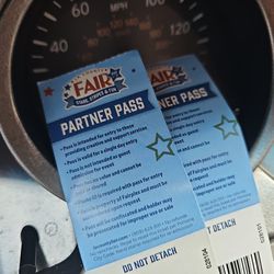 2  Fair Parking Pass 2 Fair Tickets