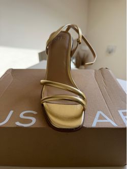 Gold Heeled Sandal