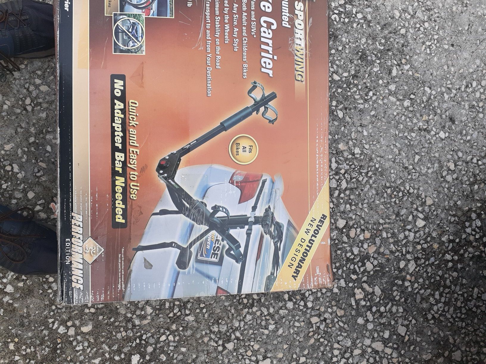 Reese sportwing trunk mounted 2 bike carrier