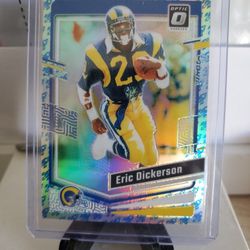 Rams Eric Dickerson Ssp Refractor Card