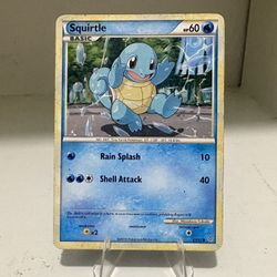 2010 Squirtle Pokemon Card