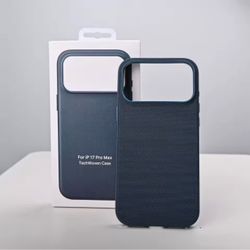 Woven Blue Phone Case for iPhone 17 Pro/ 17 Pro Max/ 18 Pro/ 18 Pro Max