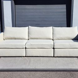 Bassett Furniture Modular Sectional Couch Sofa